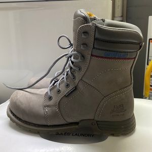 CAT - Footwear Steel Toe Echo Construction Boot - Grey women’s 8.5